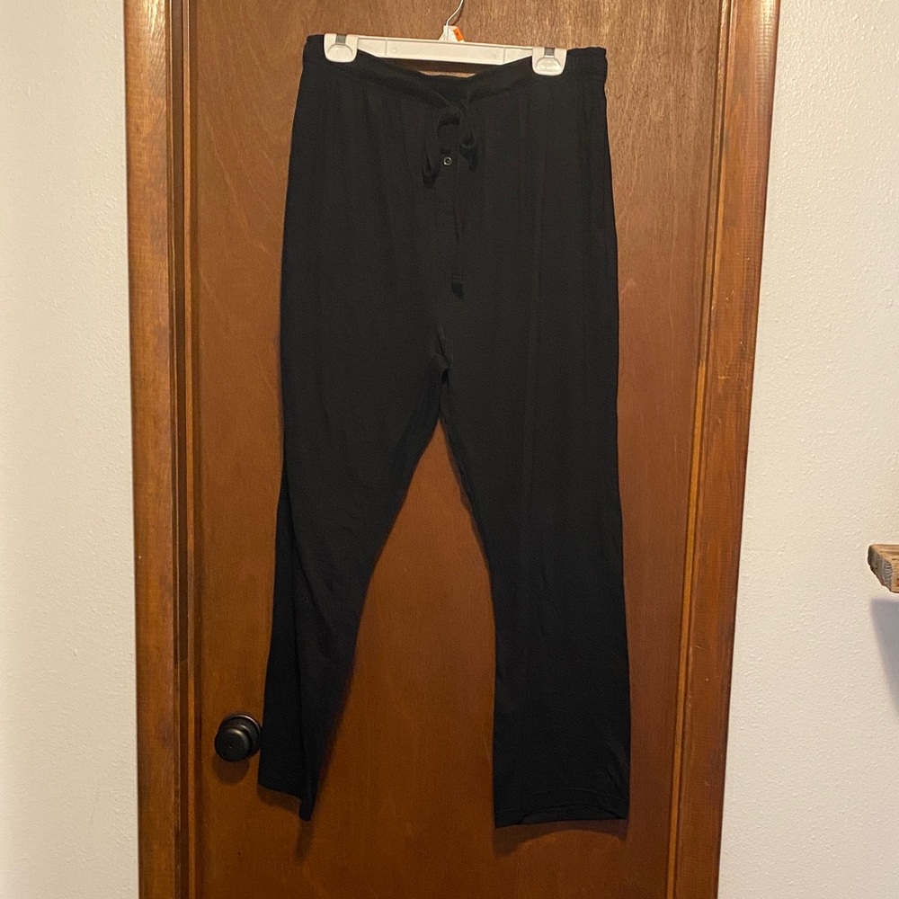 Men's Black Drawstring Pants